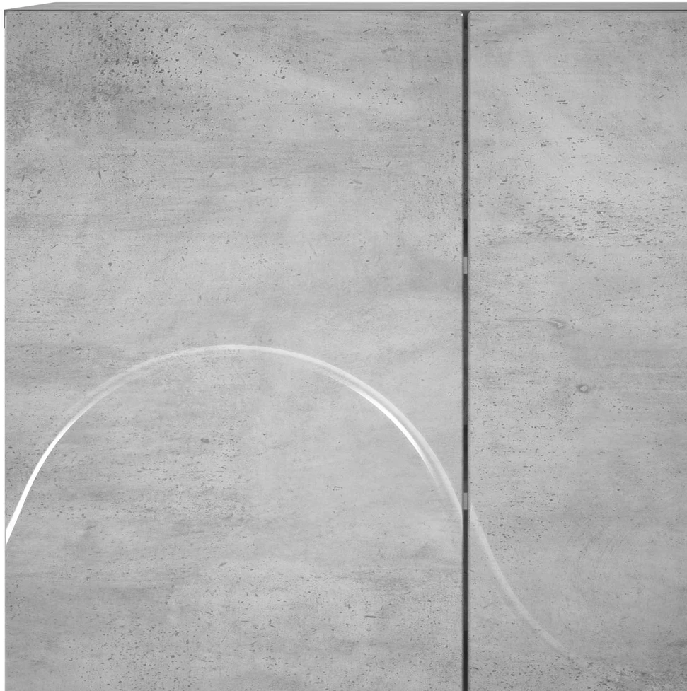 Batų spintelė 73 x 38 x 87,5 cm Apdirbta mediena Betono pilka