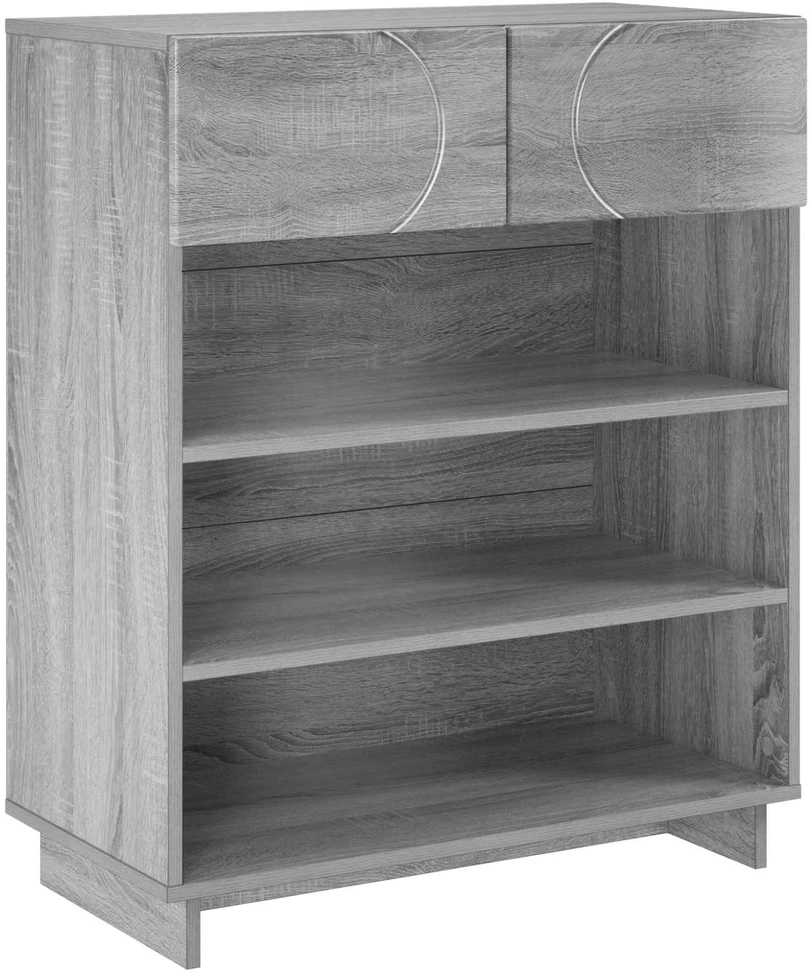 Batų spintelė 73 x 38 x 87,5 cm Apdirbta mediena Pilka Sonoma