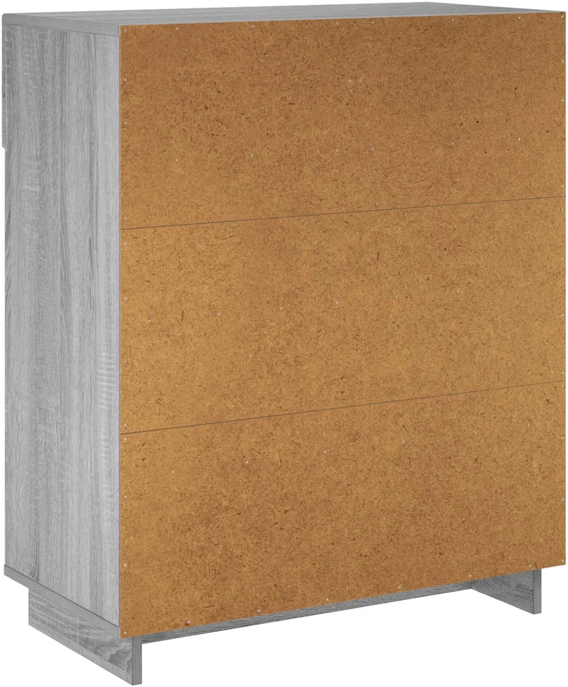 Batų spintelė 73 x 38 x 87,5 cm Apdirbta mediena Pilka Sonoma