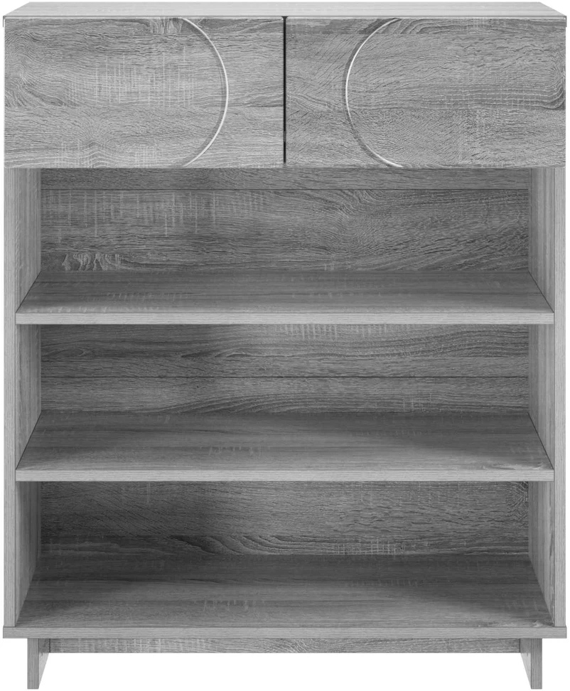 Batų spintelė 73 x 38 x 87,5 cm Apdirbta mediena Pilka Sonoma