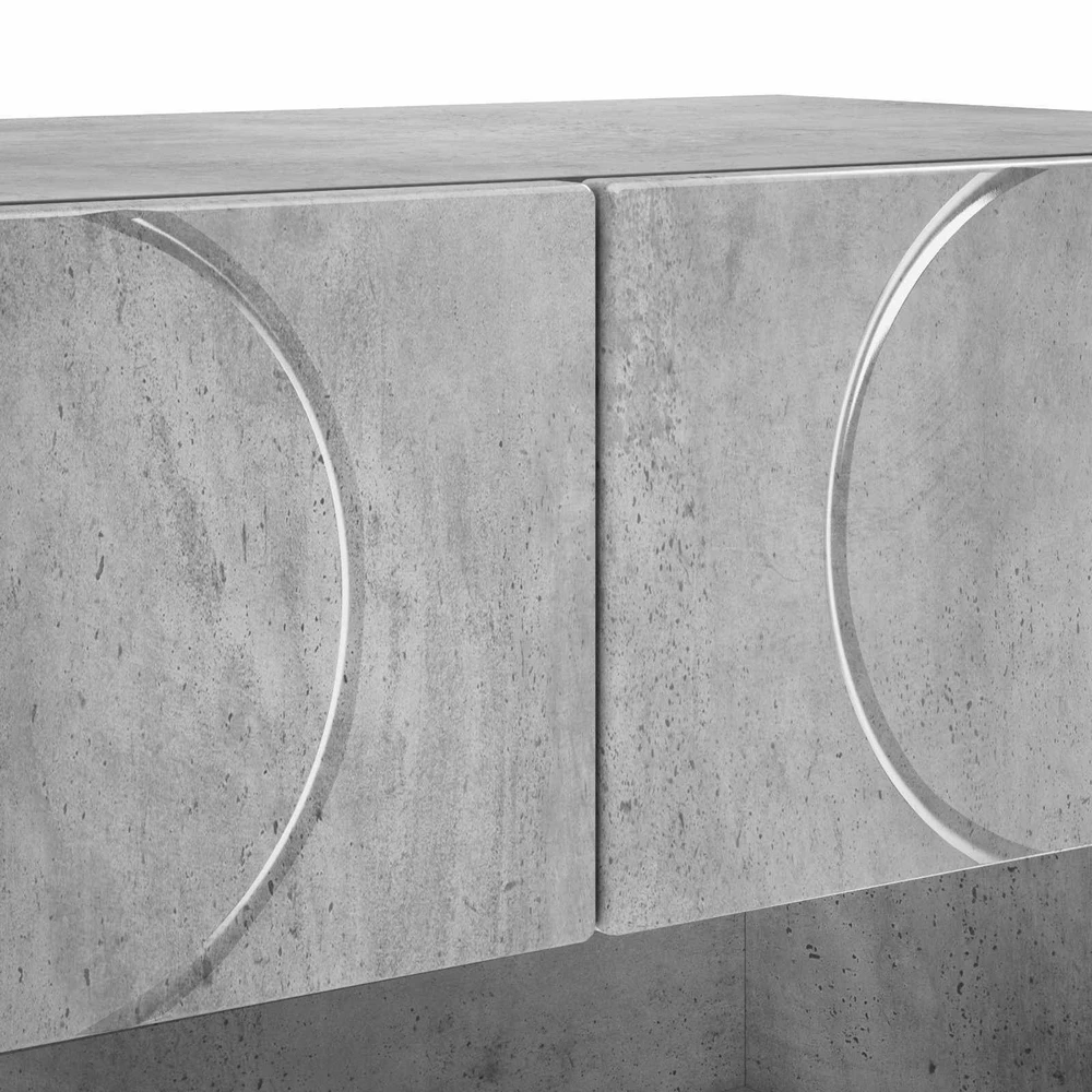 Batų spintelė 73 x 38 x 87,5 cm Apdirbta mediena Betono pilka