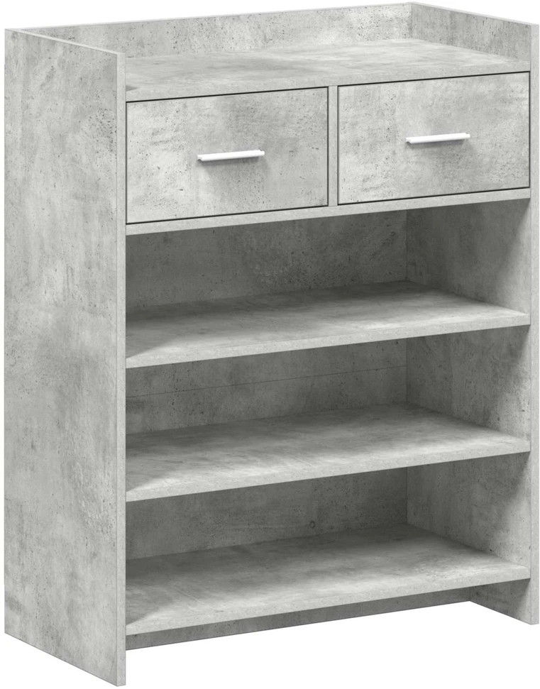 Batu skrynia 73,5 x 36 x 92 cm Apdirbta mediena Betono pilka