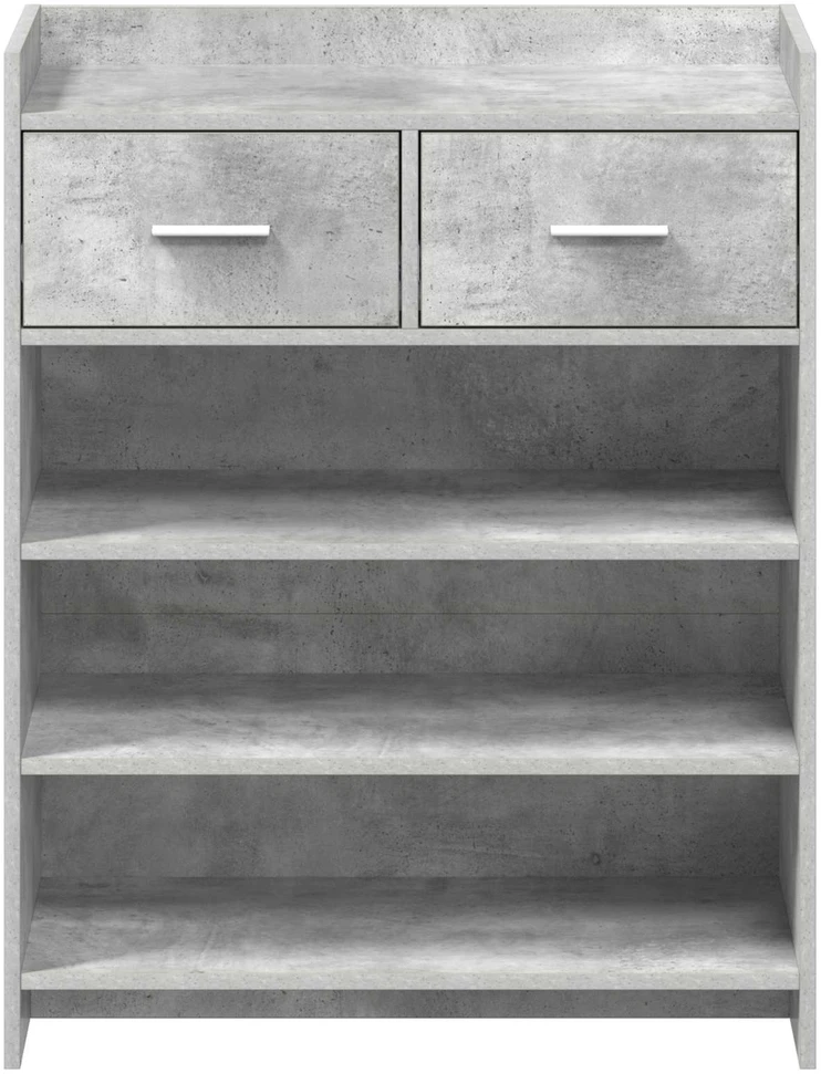 Batu skrynia 73,5 x 36 x 92 cm Apdirbta mediena Betono pilka