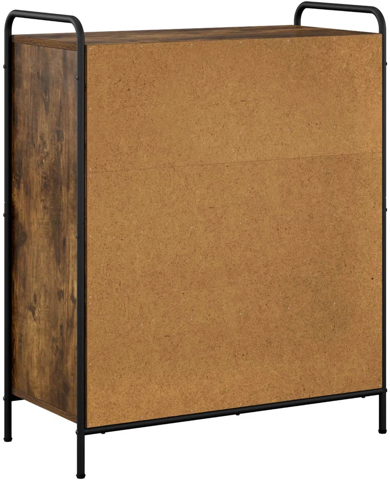 Batu skrynia 76 x 36,5 x 93 cm Apdirbta mediena Dūminio ąžuolo