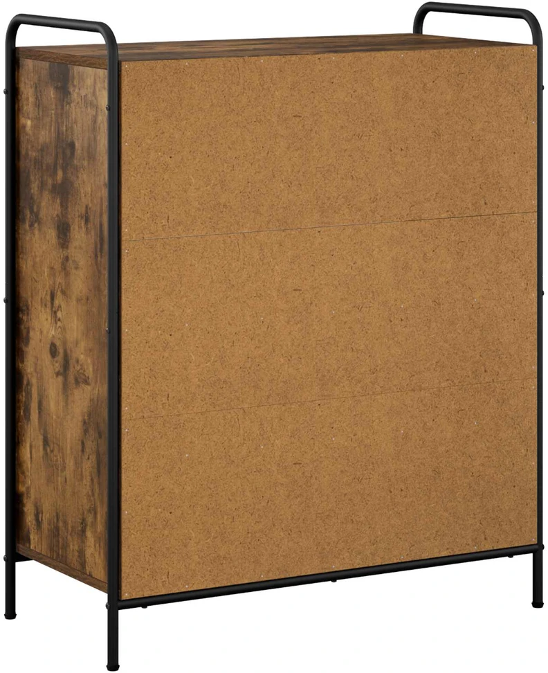 Batu skrynia 76 x 36,5 x 93 cm Apdirbta mediena Dūminio ąžuolo