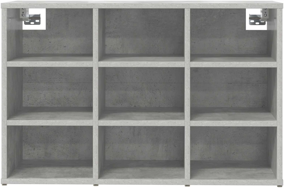 Batu skrynia 77,5 x 30 x 51 cm Apdirbta mediena Betono pilka