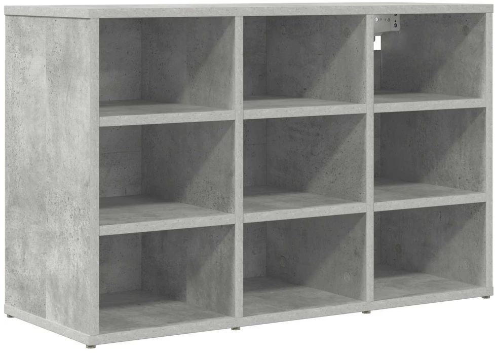 Batu skrynia 77,5 x 30 x 51 cm Apdirbta mediena Betono pilka