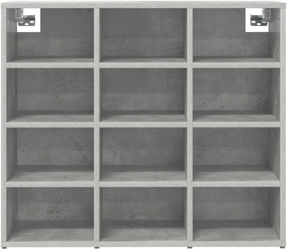 Batu skrynia 77,5 x 30 x 67 cm Apdirbta mediena Betono pilka