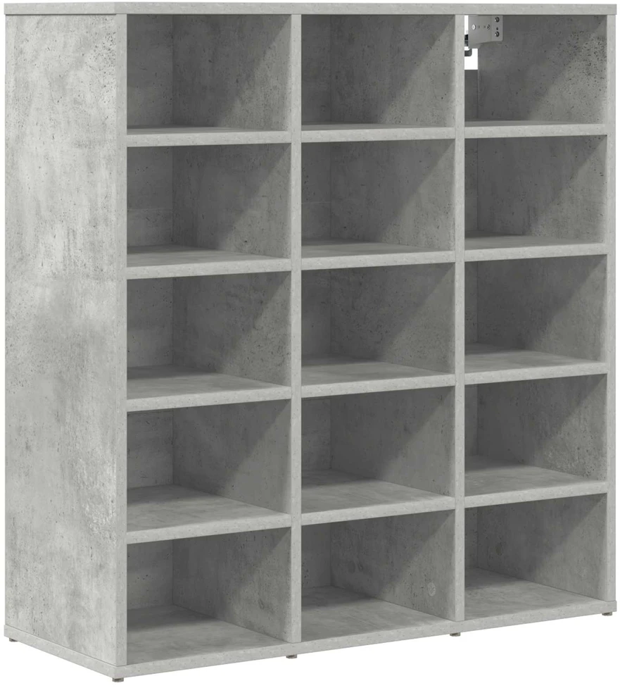 Batu skrynia 77,5 x 30 x 83,5 cm Apdirbta mediena Betono pilka
