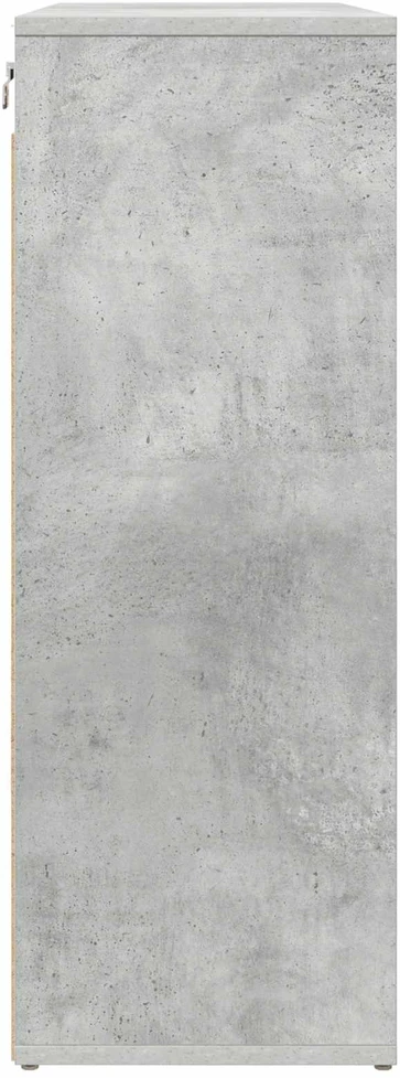 Batu skrynia 77,5 x 30 x 83,5 cm Apdirbta mediena Betono pilka