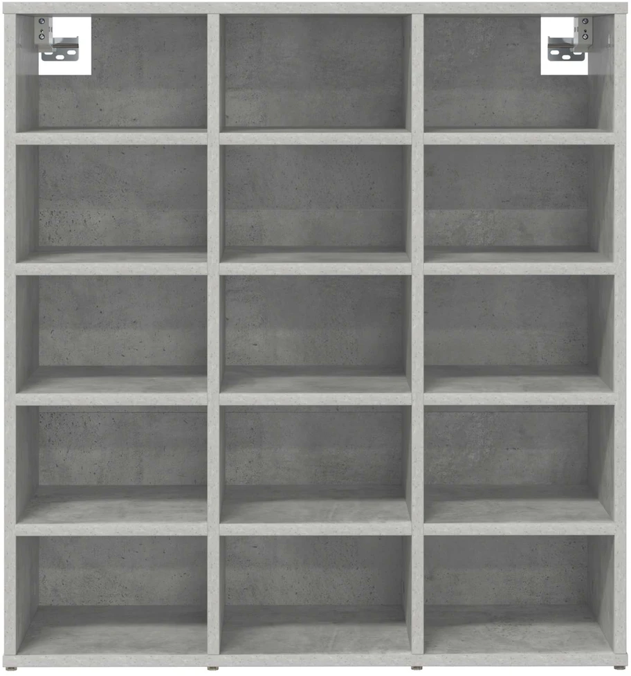 Batu skrynia 77,5 x 30 x 83,5 cm Apdirbta mediena Betono pilka