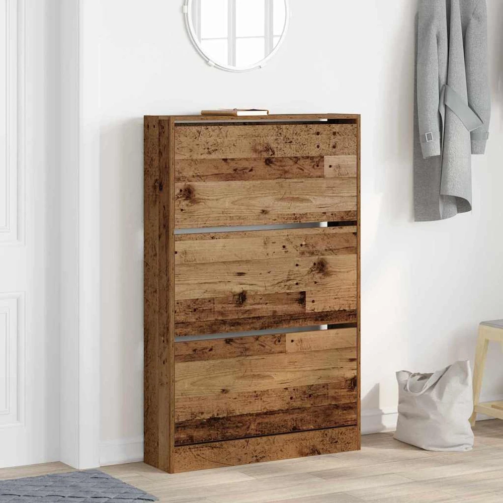 Batu skrynia 80 x 21 x 125,5 cm Apdirbta mediena Senas medis