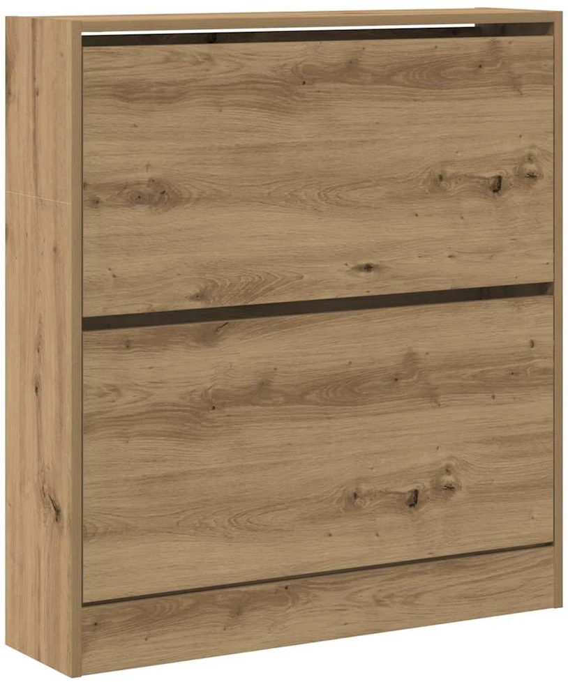 Batu skrynia 80 x 21 x 87,5 cm Apdirbta mediena Rūkyta ąžuolas
