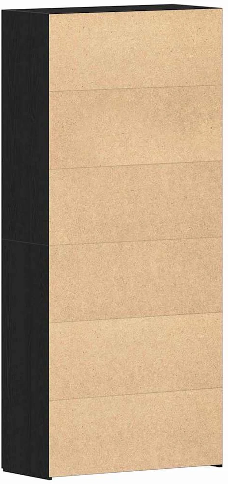 Batu skrynia 80 x 35.5 x 180 cm Apdirbta mediena Juoda