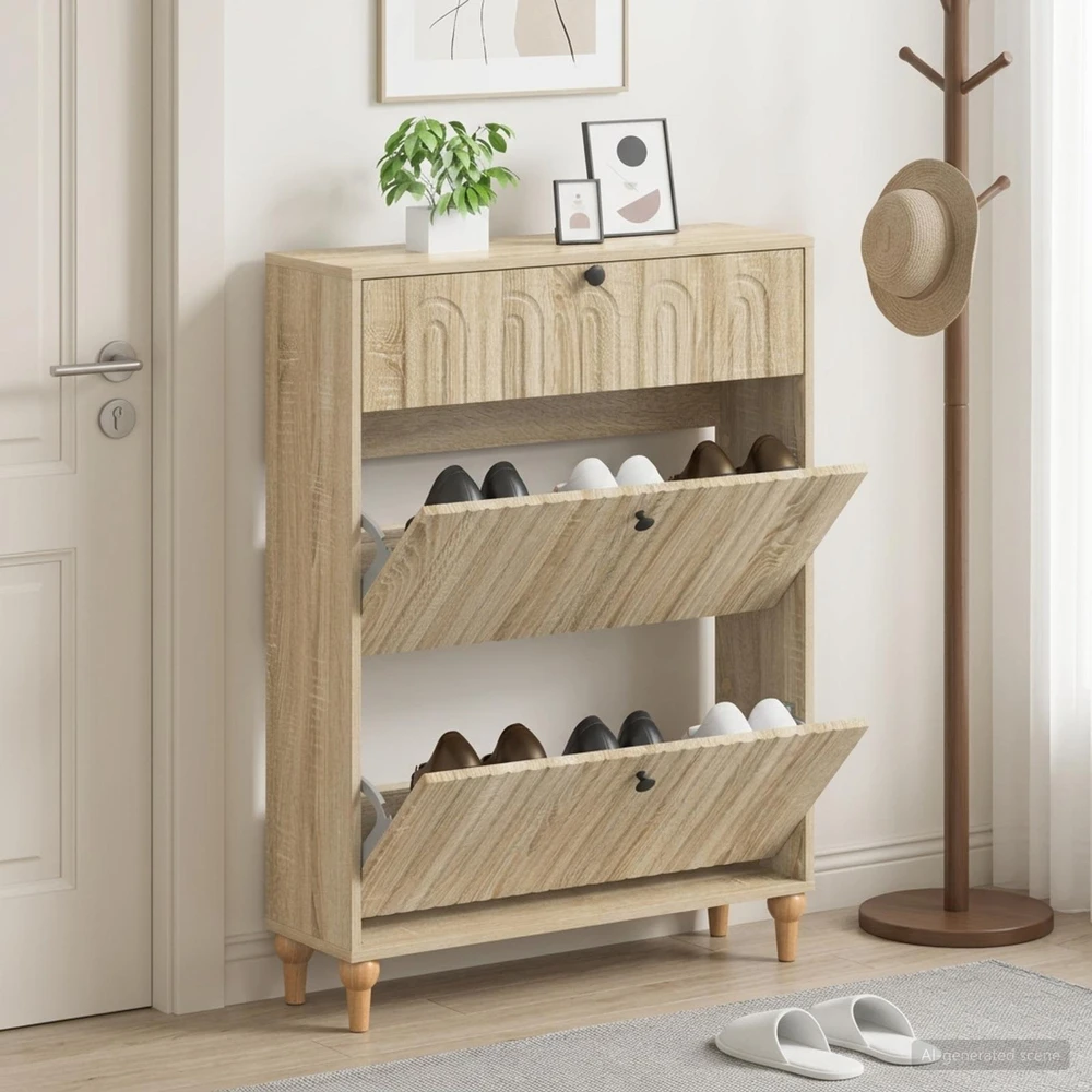 Batu skrynia ALKMAAR 78 x 24 x 103 cm Apdirbta mediena