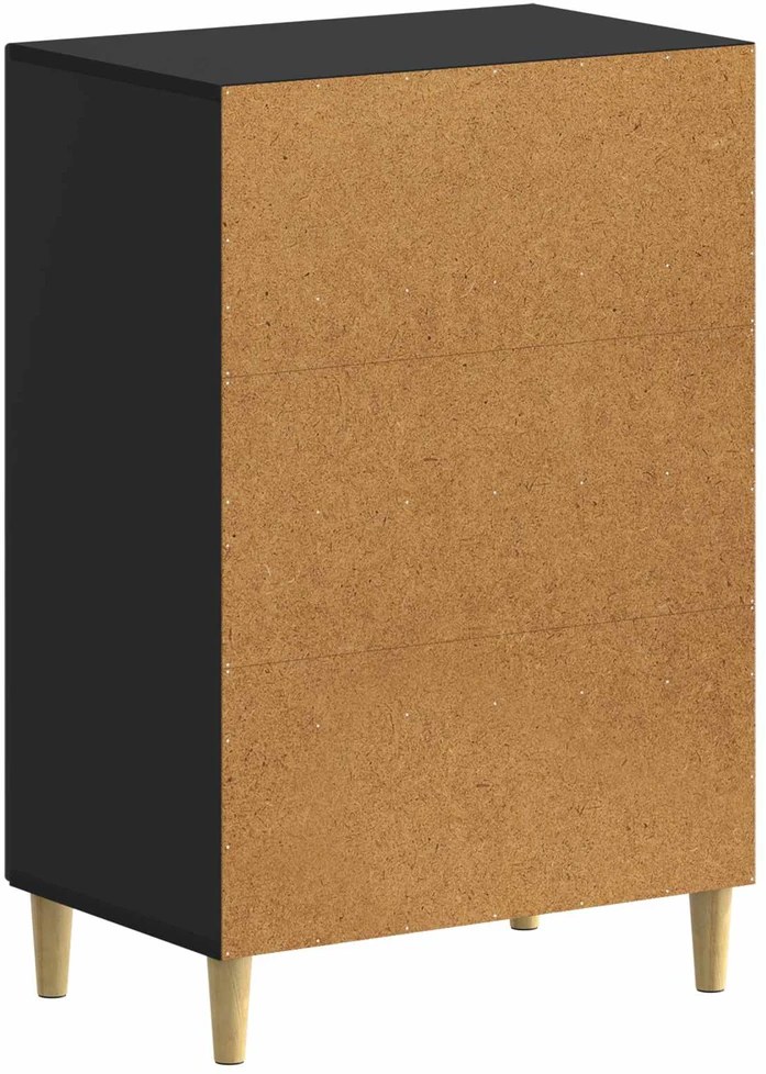 Batu skrynia ARNHEM 59,5 x 39,5 x 90 cm Apdirbta mediena Juoda