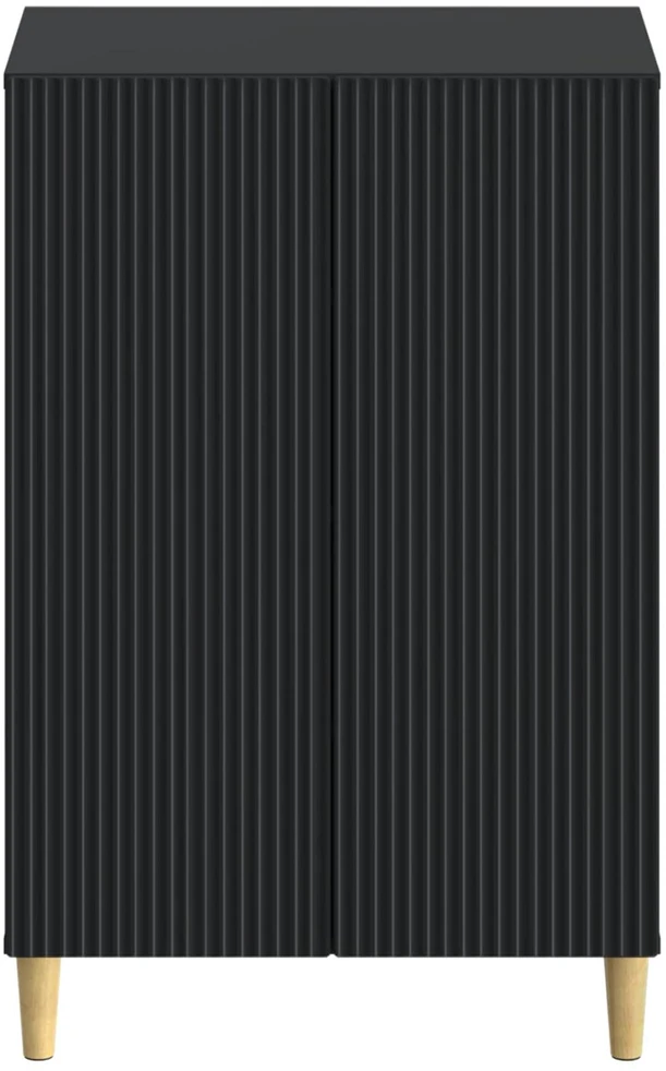 Batu skrynia ARNHEM 59,5 x 39,5 x 90 cm Apdirbta mediena Juoda