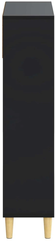 Batu skrynia ARNHEM 78 x 24 x 103 cm Apdirbta mediena Juoda