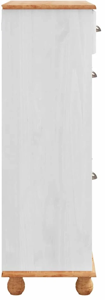 Batu skrynia ASKIM Balta 85 x 35 x 108 cm Kietos pušies mediena