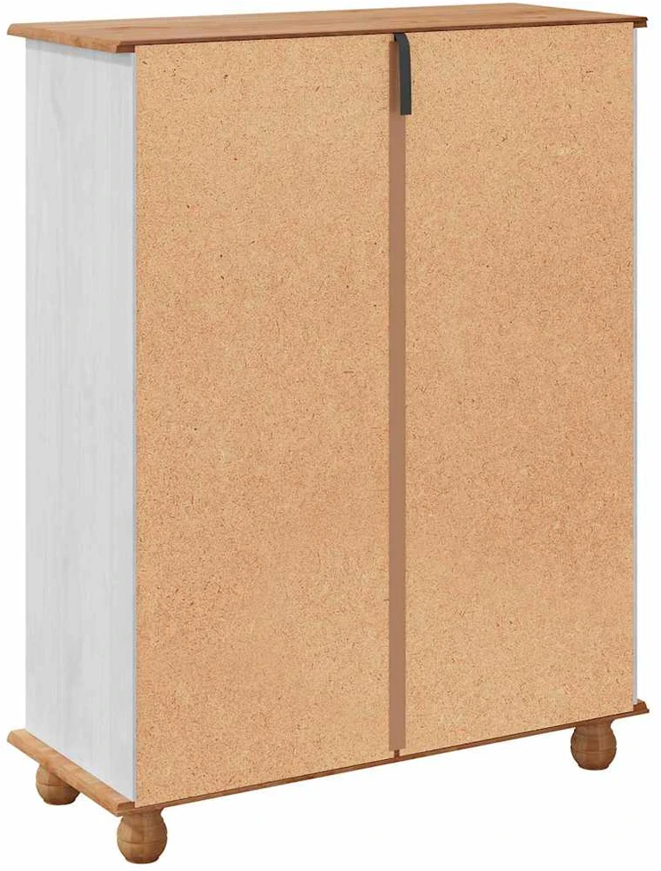 Batu skrynia ASKIM Balta 85 x 35 x 108 cm Kietos pušies mediena