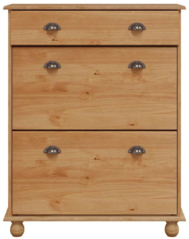 Batu skrynia ASKIM Ruda 85 x 35 x 108 cm Kietos pušies mediena