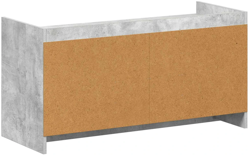 Batu skrynia Betono pilka 100 x 39,5 x 51 cm Apdirbta mediena