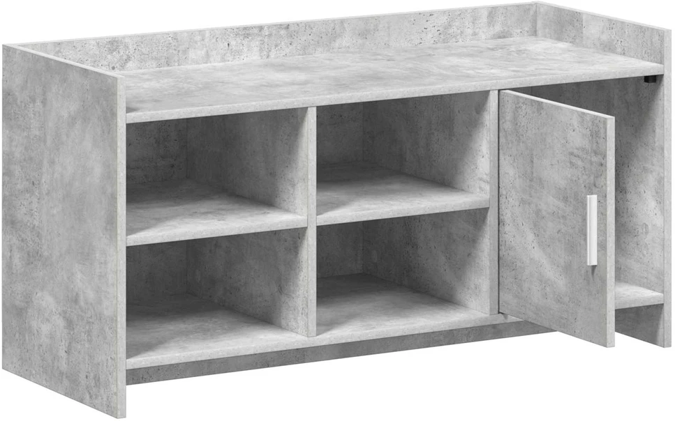 Batu skrynia Betono pilka 100 x 39,5 x 51 cm Apdirbta mediena