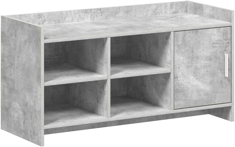 Batu skrynia Betono pilka 100 x 39,5 x 51 cm Apdirbta mediena