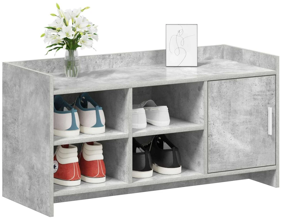 Batu skrynia Betono pilka 100 x 39,5 x 51 cm Apdirbta mediena