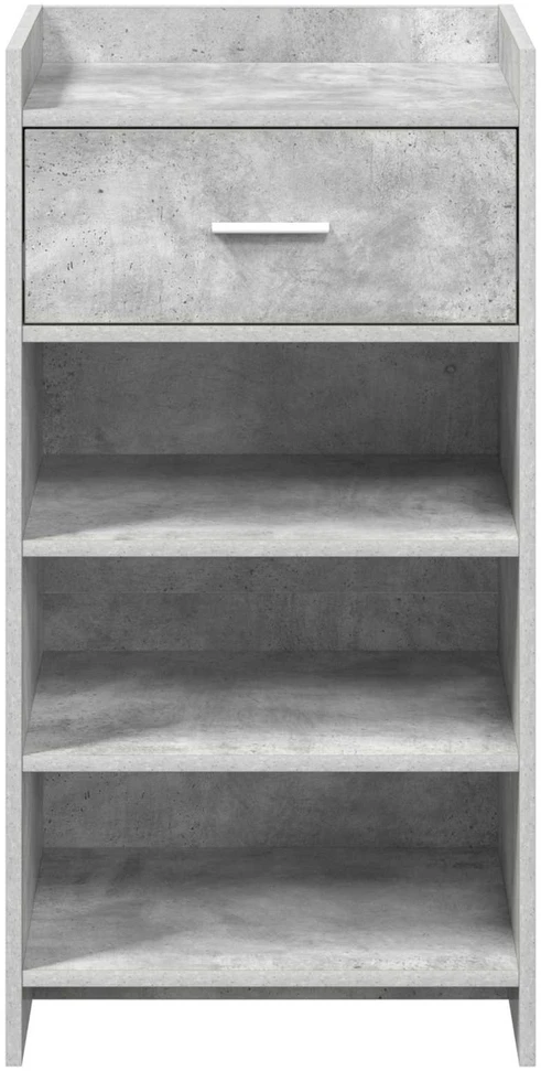 Batu skrynia Betono pilka 48 x 36 x 92 cm Apdirbta mediena