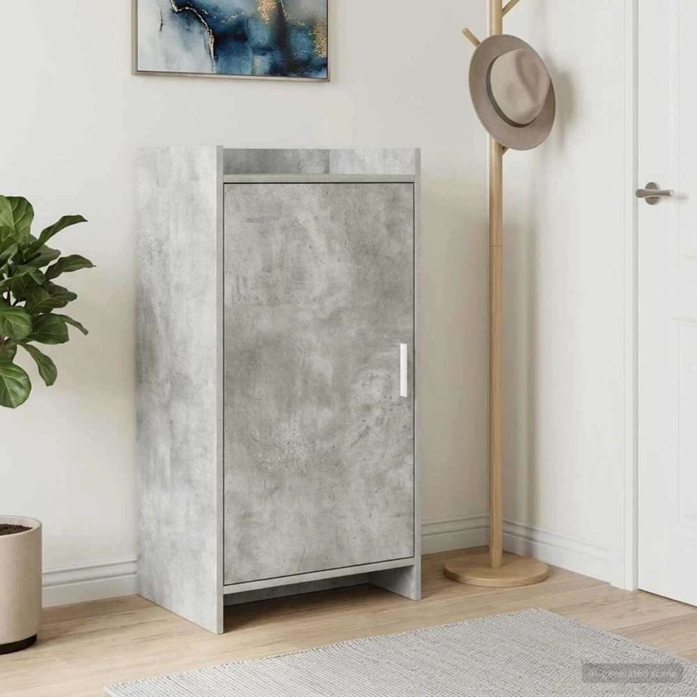 Batu skrynia Betono pilka 48 x 36 x 92 cm Apdirbta mediena