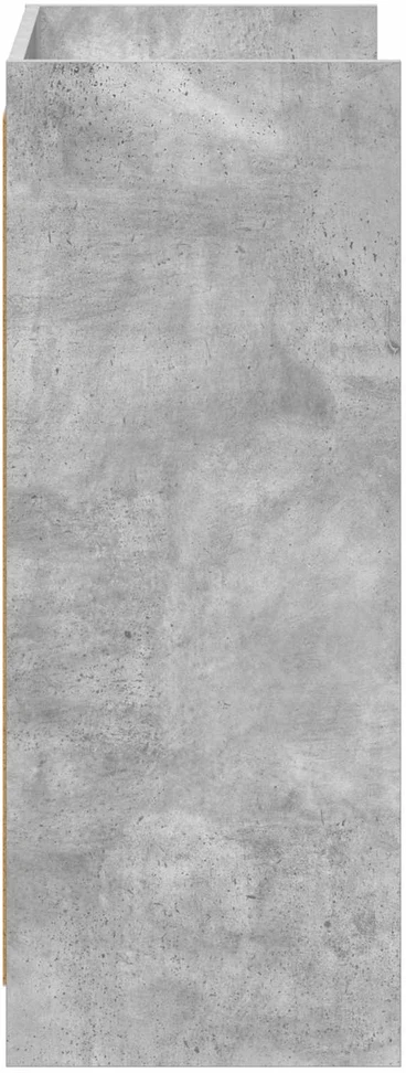 Batu skrynia Betono pilka 48 x 36 x 92 cm Apdirbta mediena