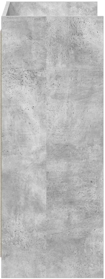 Batu skrynia Betono pilka 48 x 36 x 92 cm Apdirbta mediena