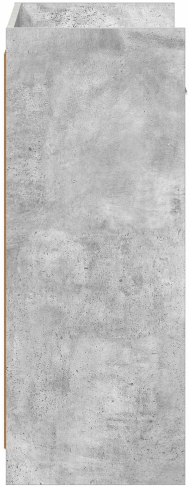 Batu skrynia Betono pilka 48 x 36 x 92 cm Apdirbta mediena
