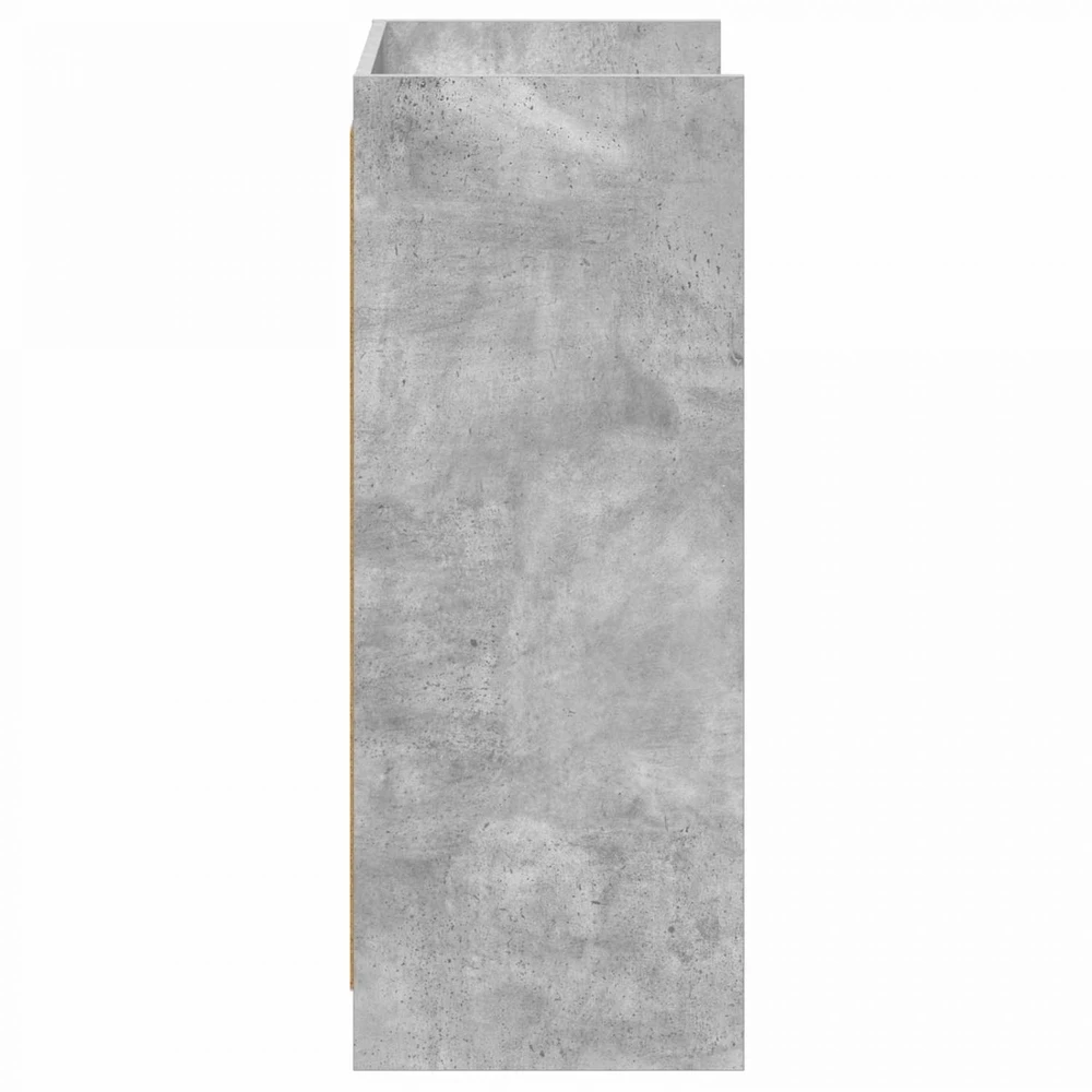 Batu skrynia Betono pilka 48 x 36 x 92 cm Apdirbta mediena