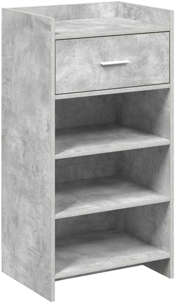 Batu skrynia Betono pilka 48 x 36 x 92 cm Apdirbta mediena