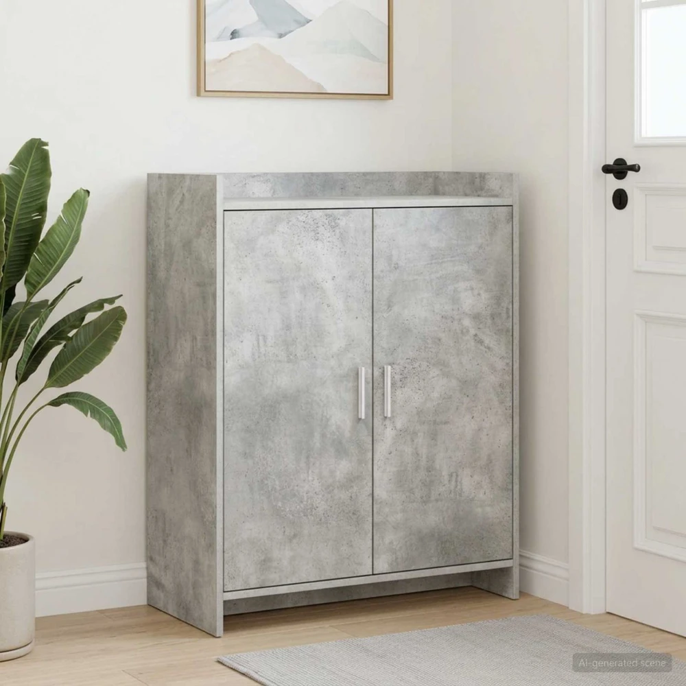 Batu skrynia Betono pilka 73,5 x 36 x 92 cm Apdirbta mediena