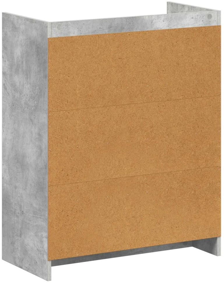 Batu skrynia Betono pilka 73,5 x 36 x 92 cm Apdirbta mediena