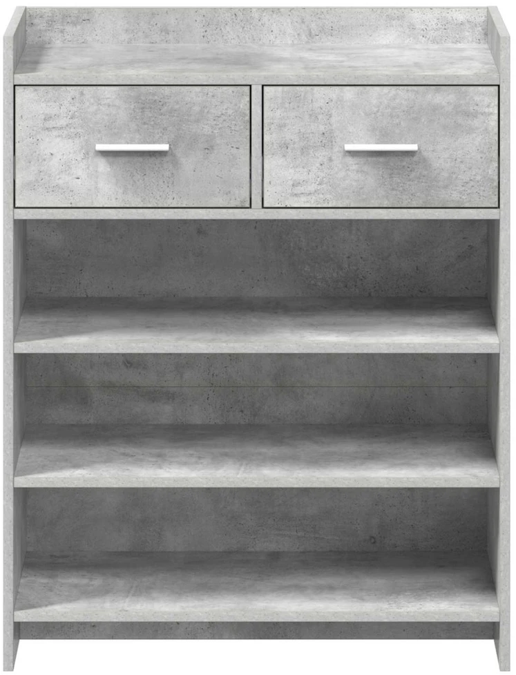 Batu skrynia 73,5 x 36 x 92 cm Apdirbta mediena Betono pilka