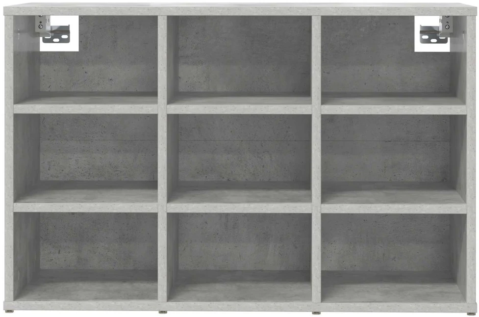 Batu skrynia 77,5 x 30 x 51 cm Apdirbta mediena Betono pilka