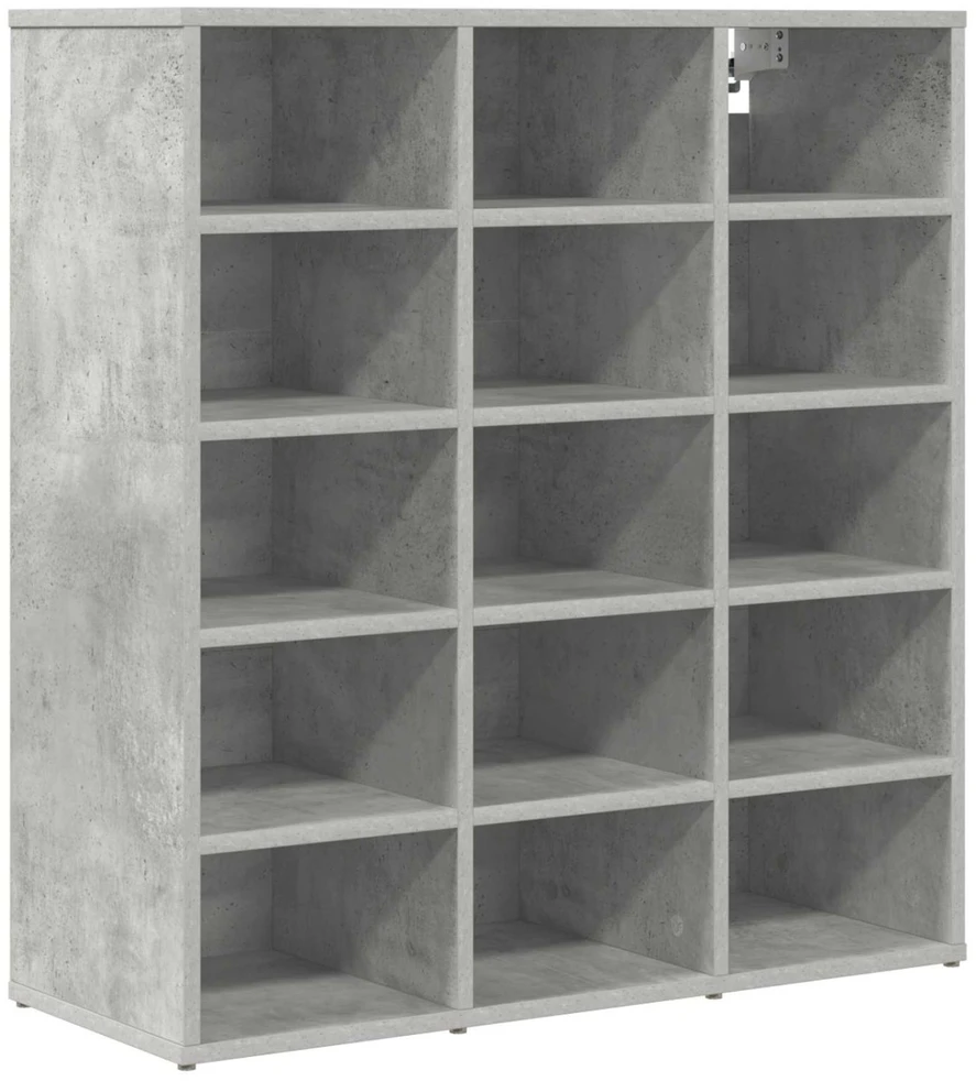 Batu skrynia 77,5 x 30 x 83,5 cm Apdirbta mediena Betono pilka