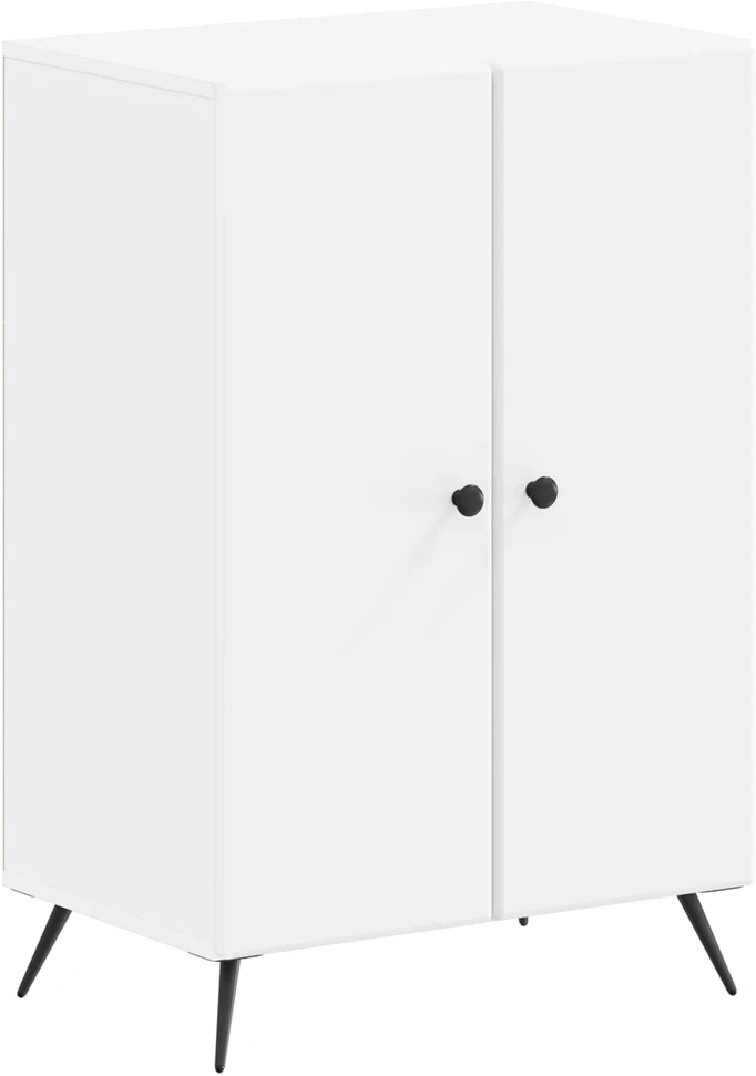 Batu skrynia BREDA 59,5 x 39,5 x 90 cm Apdirbta mediena Balta