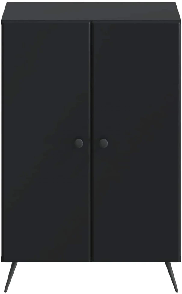 Batu skrynia BREDA 59,5 x 39,5 x 90 cm Apdirbta mediena Juoda