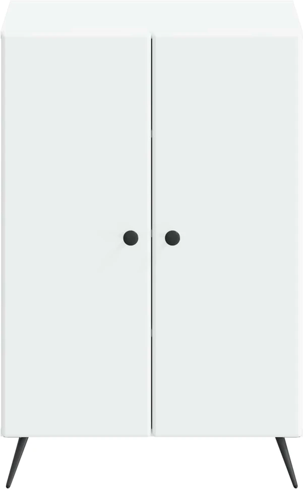 Batu skrynia BREDA 59,5 x 39,5 x 90 cm Apdirbta mediena Balta