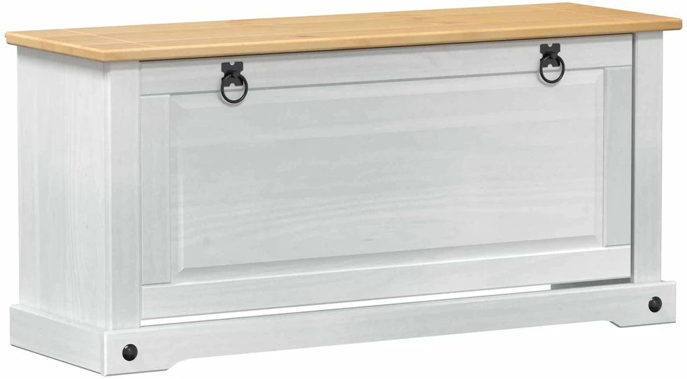 Batu skrynia Corona Balta 99 x 32 x 49 cm Kietos pušies mediena
