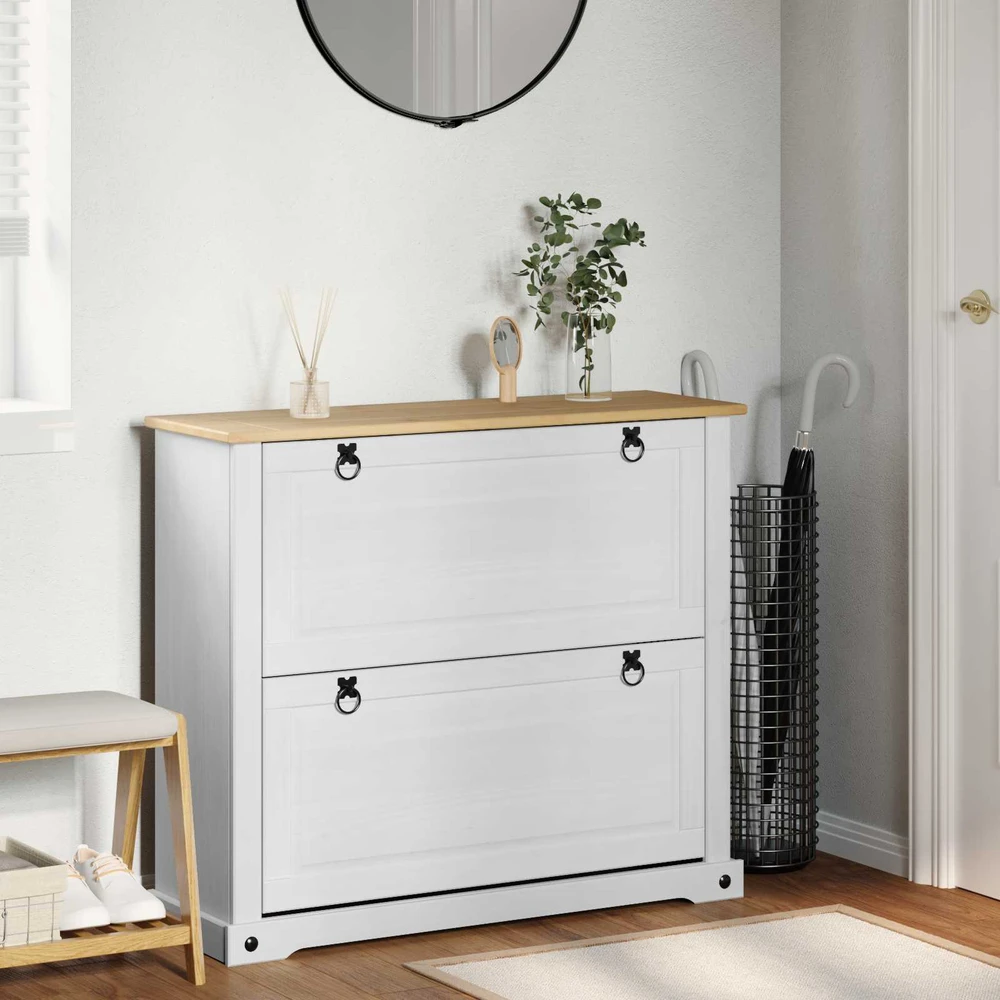 Batu skrynia Corona Balta 99 x 32 x 85 cm Kietos pušies mediena