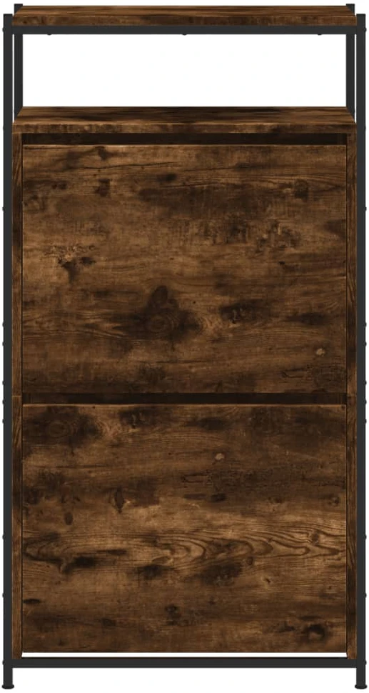 Spintelė batams, dūminio ąžuolo, 60x34x112cm, apdirbta mediena