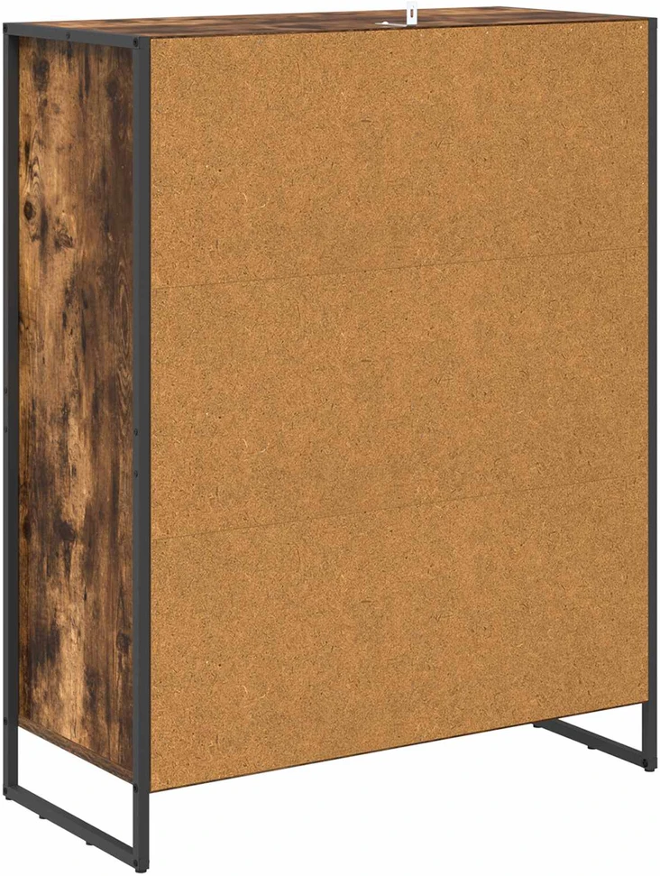 Batu skrynia Dūminis ąžuolas 79 x 36 x 100 cm Apdirbta mediena