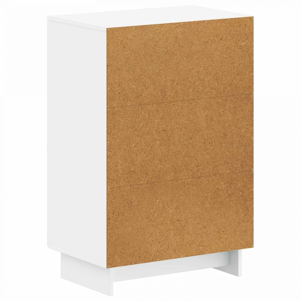 Batu skrynia EDE 59,5 x 39,5 x 90 cm Apdirbta mediena Balta