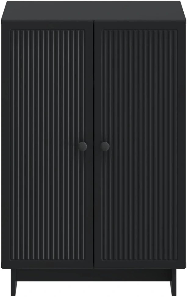 Batu skrynia EDE 59,5 x 39,5 x 90 cm Apdirbta mediena Juoda